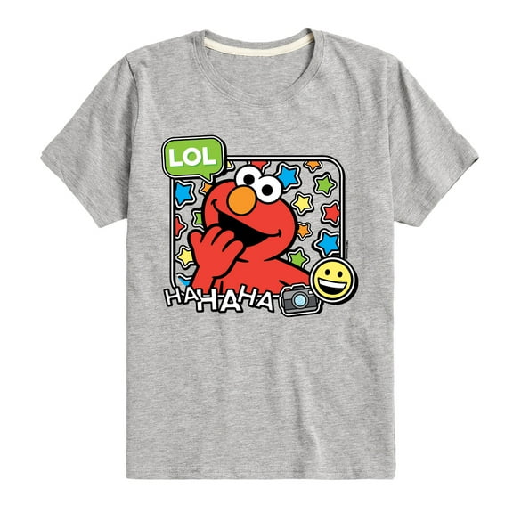Sesame Street - Elmo Lol - Toddler and Youth Short Sleeve Graphic T-Shirt