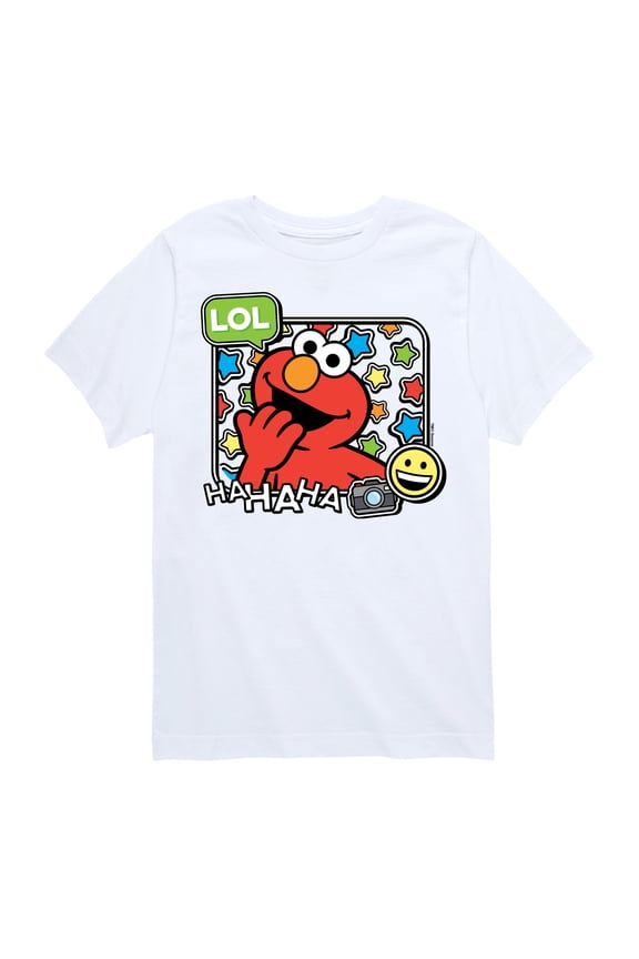 - Elmo Lol - Toddler and Youth Short Sleeve Graphic T-Shirt