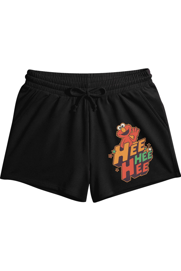 Sesame Street Elmo Lounge Shorts for Women-Large