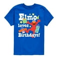 thumbnail image 1 of Sesame Street - Elmo Loves B Days - Toddler and Youth Short Sleeve Graphic T-Shirt, 1 of 5