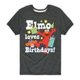 thumbnail image 1 of Sesame Street - Elmo Loves B Days - Toddler and Youth Short Sleeve Graphic T-Shirt, 1 of 5