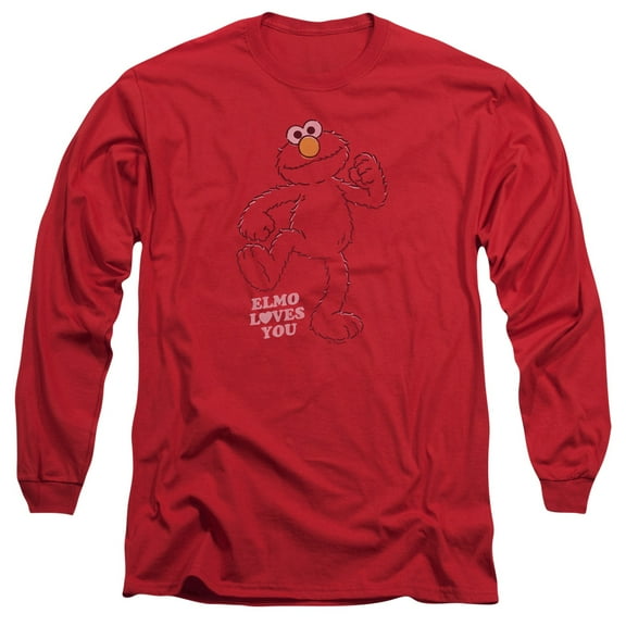 Sesame Street - Elmo Loves You - Long Sleeve Shirt - Small