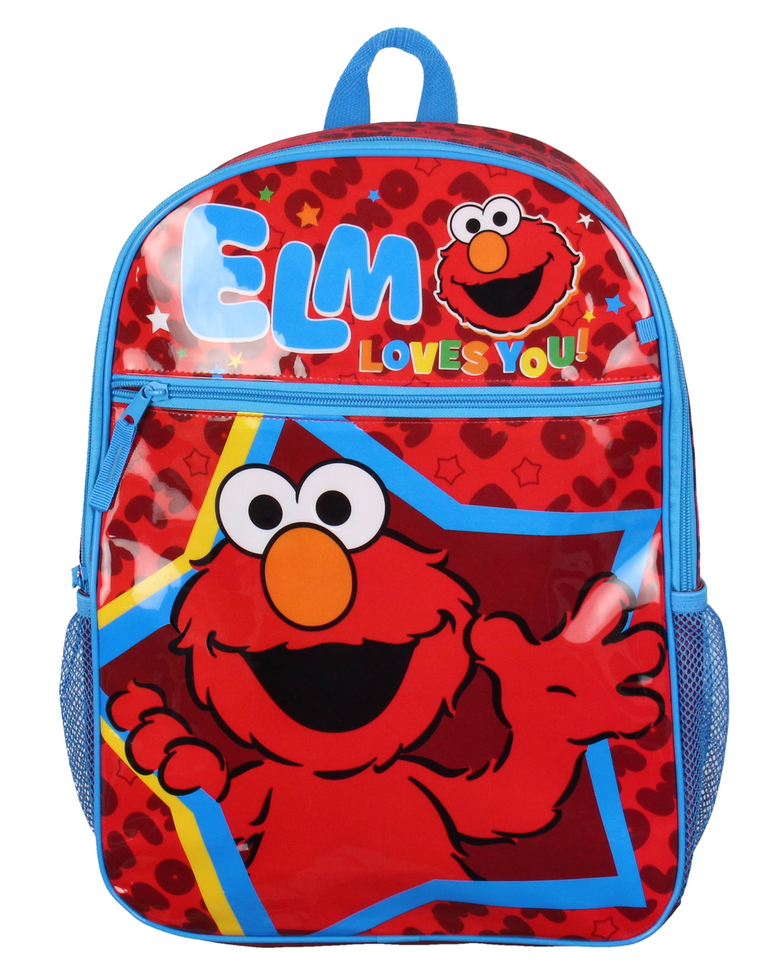 Sesame Street Elmo Loves You Star Dual-Compartment Front Pocket ...