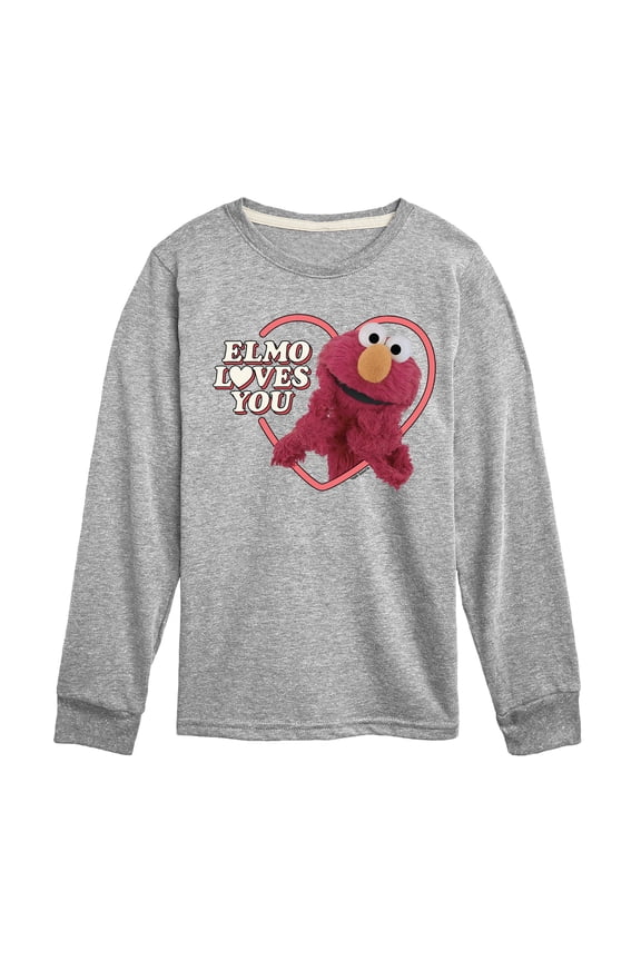 - Elmo Loves You - Toddler and Youth Long Sleeve T-Shirt