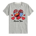 thumbnail image 1 of Sesame Street - Elmo Loves You - Toddler and Youth Short Sleeve Graphic T-Shirt, 1 of 5