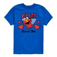 thumbnail image 1 of Sesame Street - Elmo Loves You - Toddler and Youth Short Sleeve Graphic T-Shirt, 1 of 5