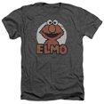 thumbnail image 1 of Sesame Street - Elmo Name - Heather Short Sleeve Shirt - XX-Large, 1 of 2