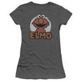 thumbnail image 1 of Sesame Street - Elmo Name - Juniors Teen Girls Cap Sleeve Shirt - Medium, 1 of 2