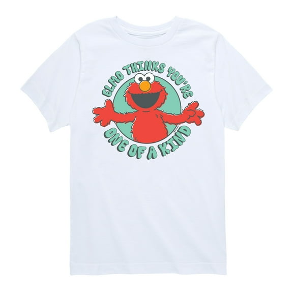 Sesame Street - Elmo One Of A Kind - Toddler and Youth Short Sleeve Graphic T-Shirt