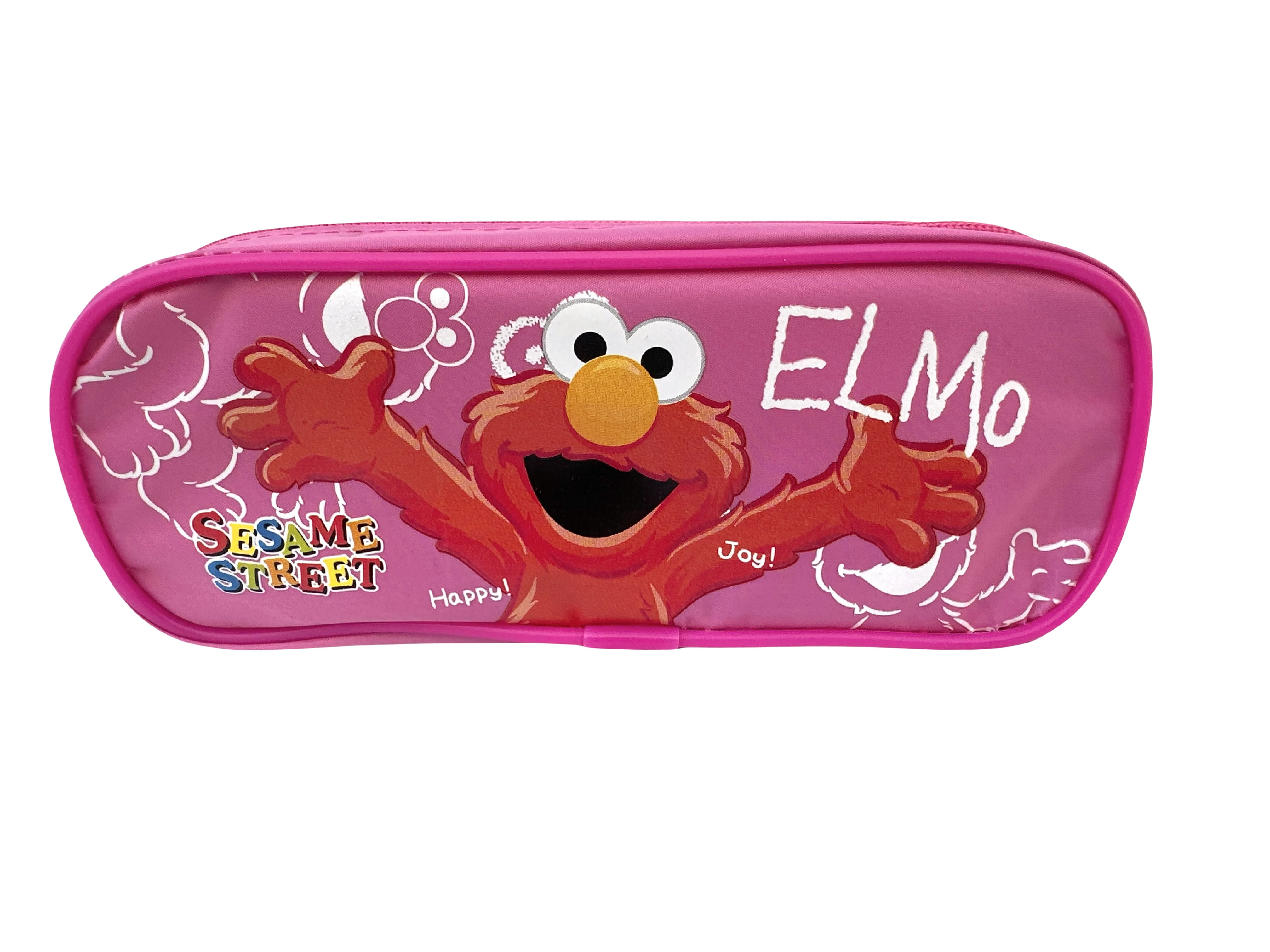 Sesame Street Elmo Pencil Pouch - Pink Elmo Pencil Case Organizer