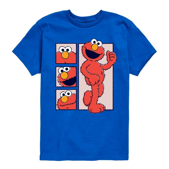 Sesame Street - Elmo Pop Art - Toddler and Youth Short Sleeve Graphic T-Shirt