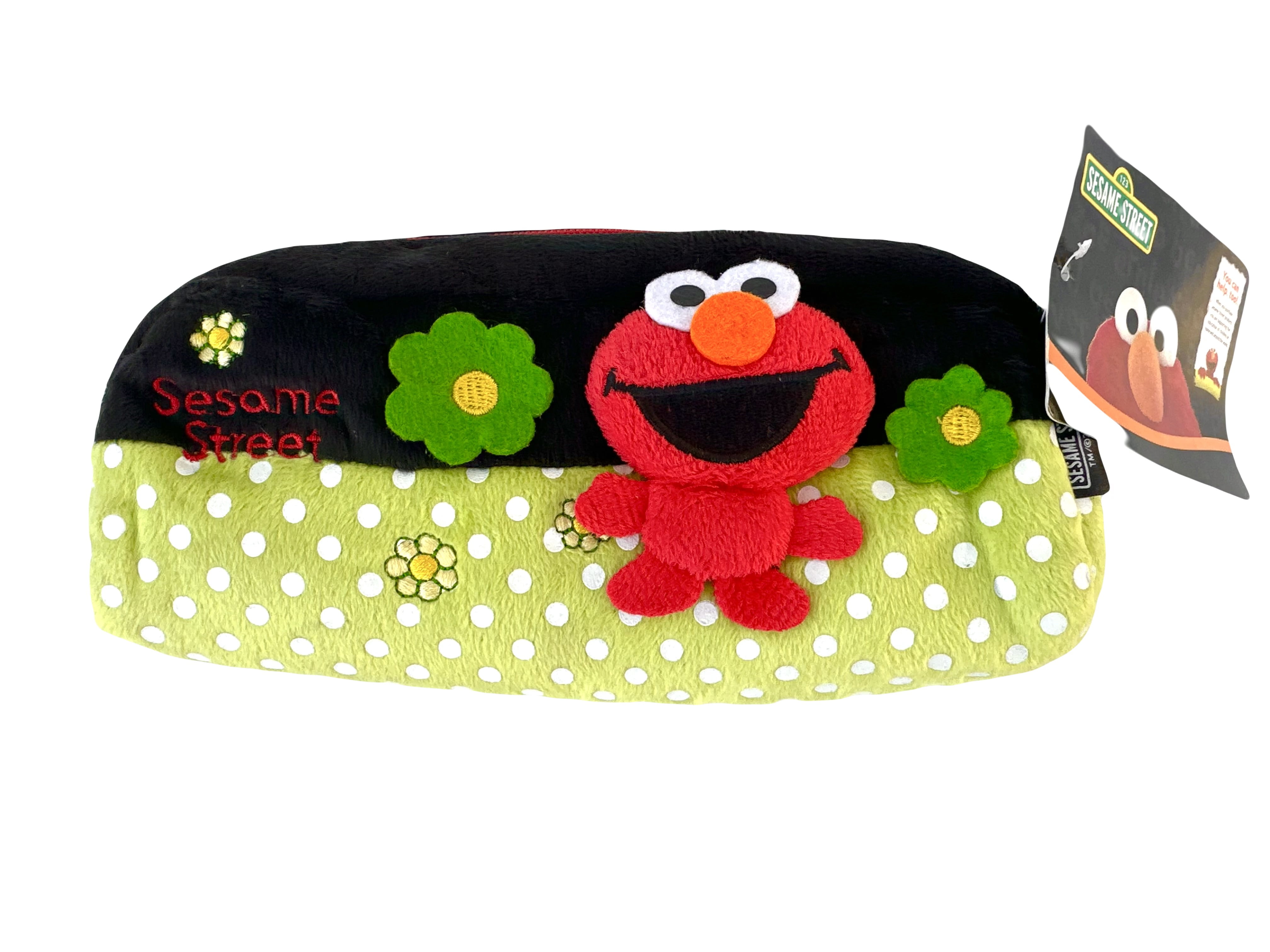 Sesame Street Elmo Pouch Bag - Pouch With Elmo Plush Pencil Bag