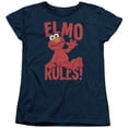 thumbnail image 1 of Sesame Street - Elmo Rules - Women's Short Sleeve Shirt - Medium, 1 of 2
