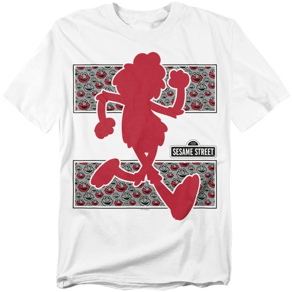 Sesame Street T-Shirt Elmo Runs Unisex Graphic Tee For Men & Women