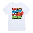 thumbnail image 1 of Sesame Street - Elmo Says Youre Doing Great - Toddler and Youth Short Sleeve Graphic T-Shirt, 1 of 5