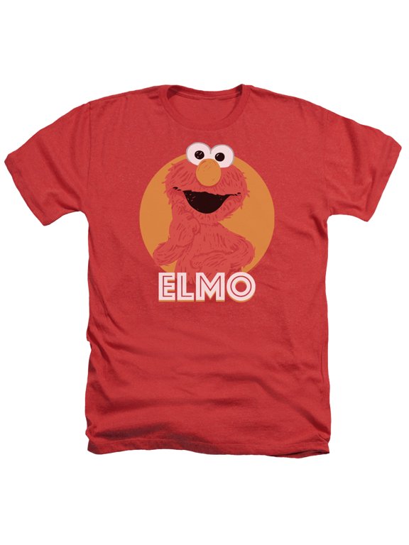 Sesame Street - Elmo Scribble - Heather Short Sleeve Shirt - XX-Large
