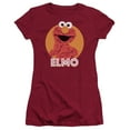 thumbnail image 1 of Sesame Street Elmo Scribble S/S Junior Women's T-Shirt Sheer Cardinal, 1 of 2