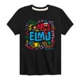thumbnail image 1 of Sesame Street - Elmo Scribble - Toddler and Youth Short Sleeve Graphic T-Shirt, 1 of 5