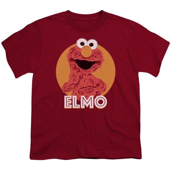 Sesame Street Elmo Scribble S/S Youth 18/1 T-Shirt Cardinal