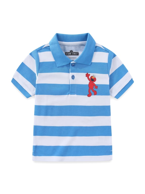Elmo Short Sleeve Polo Shirt (Boys), Sizes 12M-4T