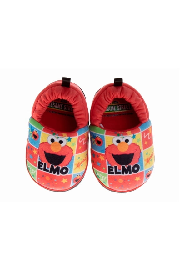 Elmo Slippers (Infant, Toddler Sizes), Red, Size: 3-4