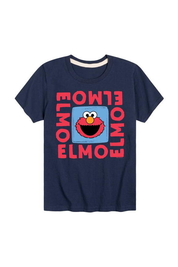 - Elmo Square - Toddler and Youth Short Sleeve Graphic T-Shirt