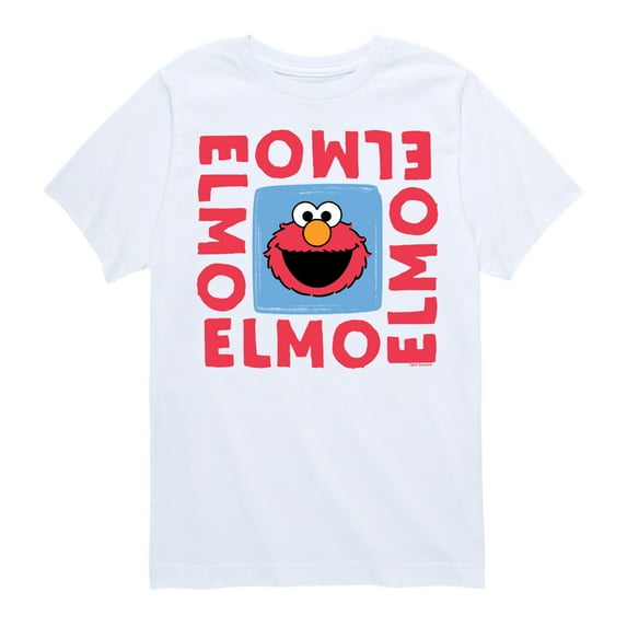 Sesame Street - Elmo Square - Toddler and Youth Short Sleeve Graphic T-Shirt
