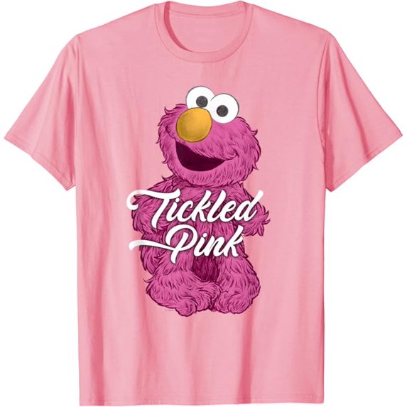 Sesame Street Elmo Tickled Pink T-Shirt, Light Pink Color, Size 4XL