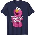 thumbnail image 1 of Sesame Street Elmo Tickled Pink T-Shirt, Navy Color, Size S, 1 of 2