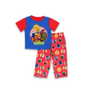 Sesame Street Elmo Toddler Boys 2 Piece Short Sleeves Pants Pajamas Set 21SS421ESL