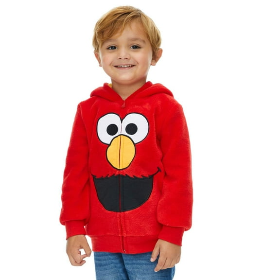 Sesame Street Elmo Toddler Boys Zip Up Costume Hoodie Infant to Toddler