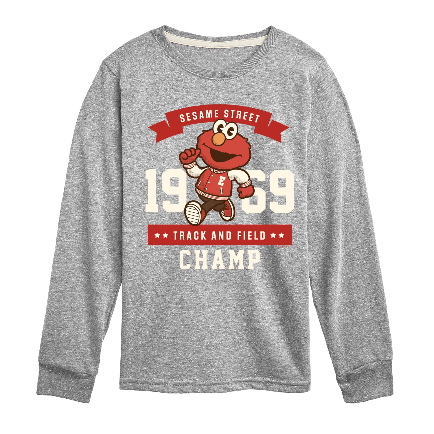 Sesame Street - Elmo Track and Field Champ - Toddler and Youth Long Sleeve T-Shirt