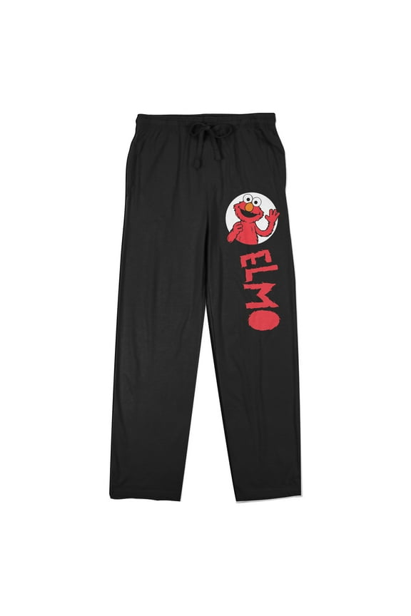Sesame Street Elmo Women's Black Sleep Pajama Pants-Small
