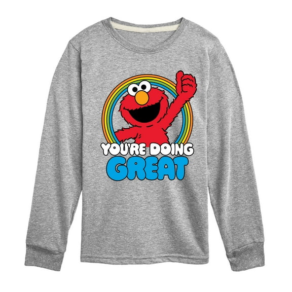 Sesame Street - Elmo Youre Doing Great - Toddler and Youth Long Sleeve T-Shirt