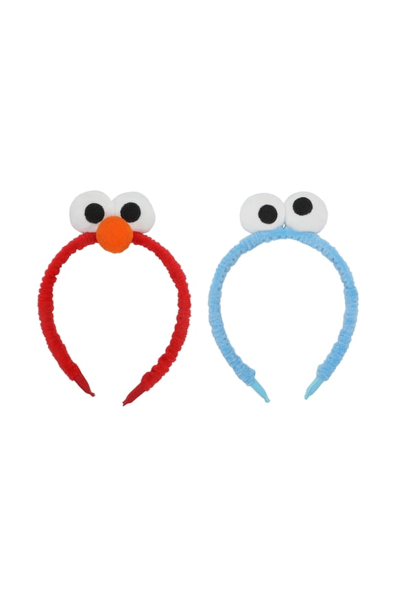 Sesame Street Elmo and Cookie Monster Cosplay Character Headbands (Set of 2)