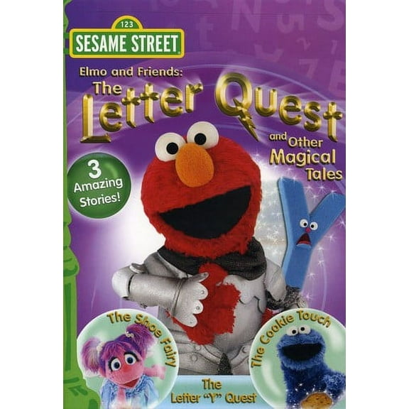 Sesame Street: Elmo and Friends: The Letter Quest and Other Magical Tales (DVD), Sesame Street, Kids & Family