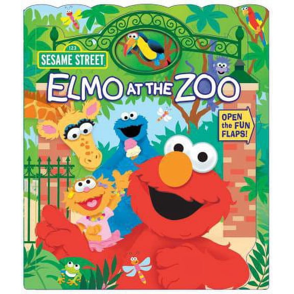 Pre-Owned Sesame Street: Elmo at the Zoo, 1 (Open Door Book) Paperback