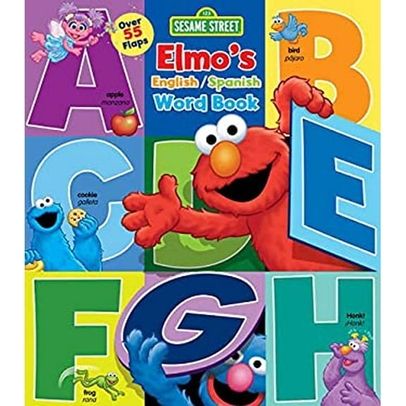 Pre-Owned Sesame Street: Elmo's Word Book: An English/Spanish Flap Book (Lift-the-Flap) (Spanish Edition) (Unknown) 0794432115 9780794432119