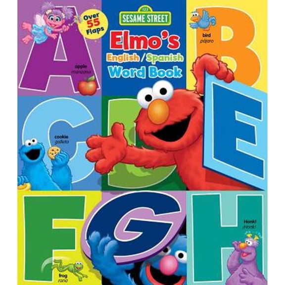 Pre-Owned Sesame Street: Elmo's Word Book: An English/Spanish Flap Book (Lift-the-Flap) (Spanish Edition) (Unknown) 0794432115 9780794432119