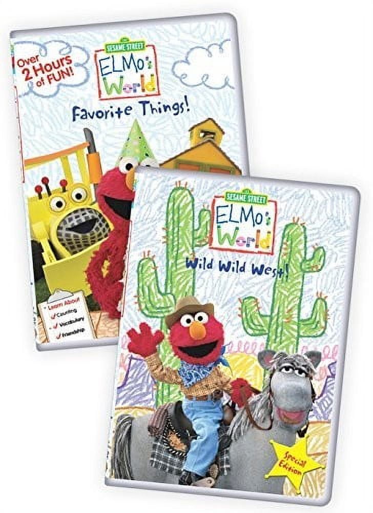 Sesame Street: Elmo's World - Elmo's Favorite Things/Elmo's World:Wild,  Wild West (DVD)