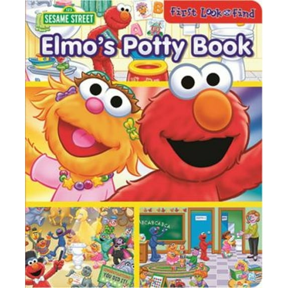 Pre-Owned Sesame Street: Elmo's Potty Book First Look and Find (Hardcover) by Pi Kids