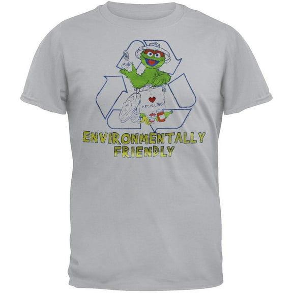Sesame Street - Enviro Friendly Grey T-Shirt - Medium
