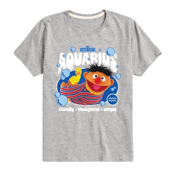Sesame Street - Ernie Aquarius - Toddler and Youth Short Sleeve Graphic T-Shirt