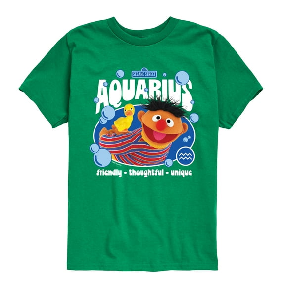 Sesame Street - Ernie Aquarius - Toddler and Youth Short Sleeve Graphic T-Shirt