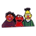 thumbnail image 1 of Sesame Street Ernie Elmo And Bert 1.5 Inches Wide Enamel Metal Pin, 1 of 1