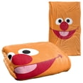thumbnail image 1 of Sesame Street Ernie Face Officially Licensed Silky Touch Super Soft Throw Blanket 36" x 58", 1 of 8