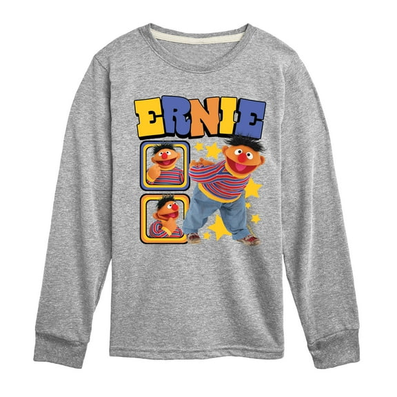 Sesame Street - Ernie Photoreal - Toddler and Youth Long Sleeve T-Shirt
