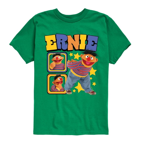 Sesame Street - Ernie Photoreal - Toddler and Youth Short Sleeve Graphic T-Shirt