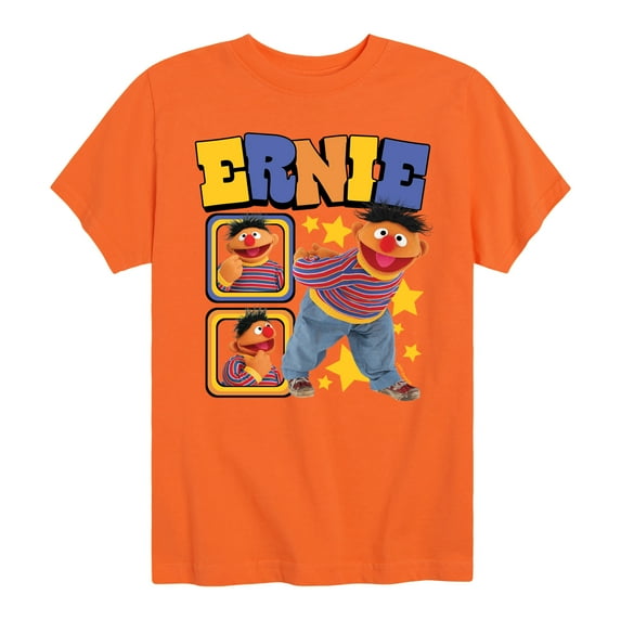 Sesame Street - Ernie Photoreal - Toddler and Youth Short Sleeve Graphic T-Shirt