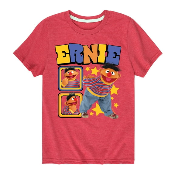 Sesame Street - Ernie Photoreal - Toddler and Youth Short Sleeve Graphic T-Shirt